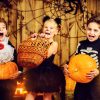 Kids excited about halloween